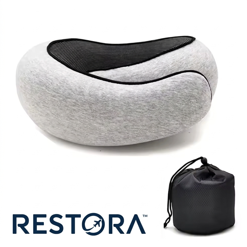 RESTORA™ Premium Neck Support Travel Pillow